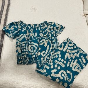 Haute Hippie Blue and White Set